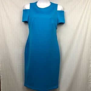 New Calvin Klein Cold Shoulder Dress Size 8